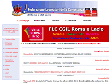 Tablet Screenshot of flc-lazio-cgil.it